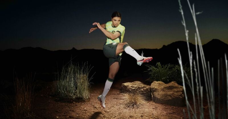 sam kerr wearing her player edition mercurial superfly boots